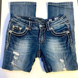 Size 26 Miss Me Capri jeans